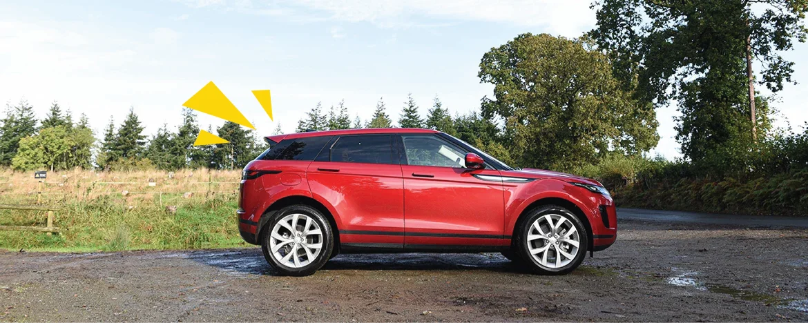 Range Rover Evoque side view