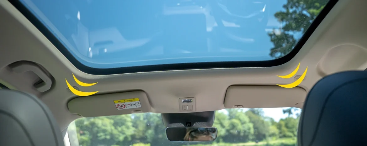 MG S6 panoramic roof