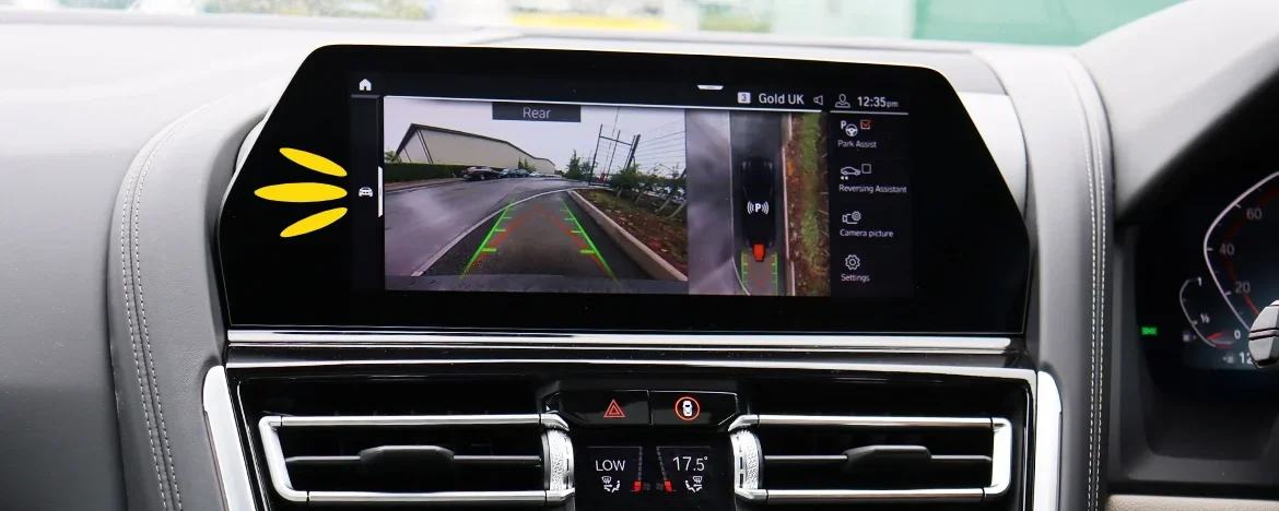 BMW 8 Series 840i Gran Coupe infotainment screen
