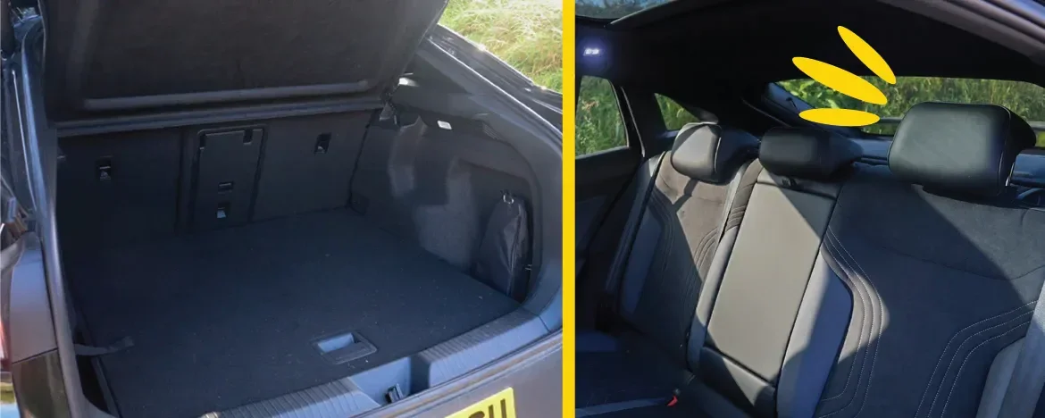 Volkswagen ID.5 boot space and rear seats