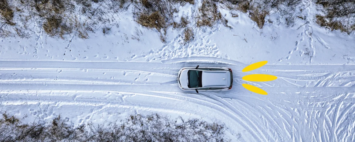 Car in snow