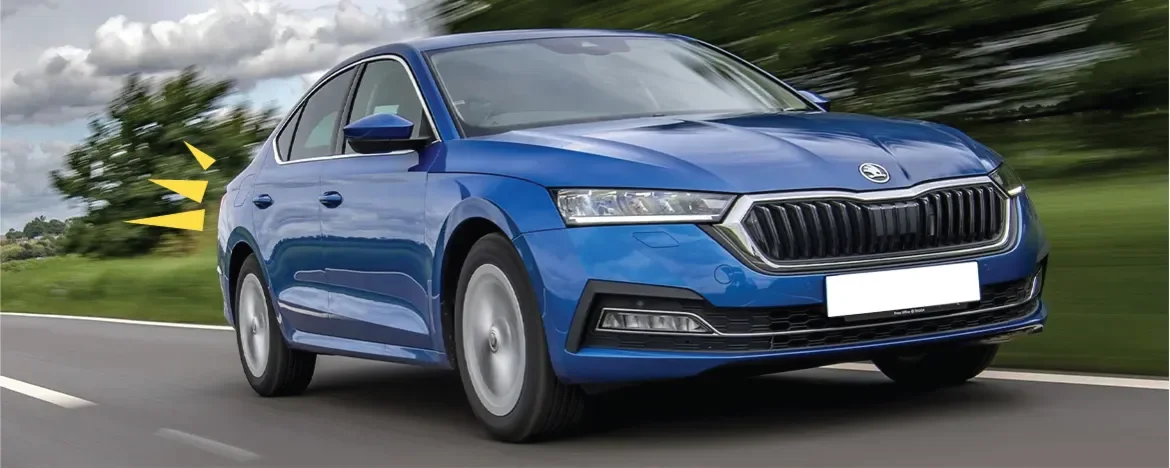 SKODA Octavia driving 