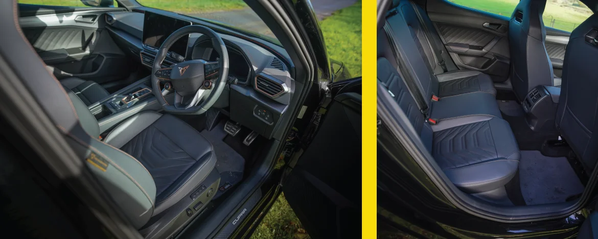 Seats of the CUPRA Leon