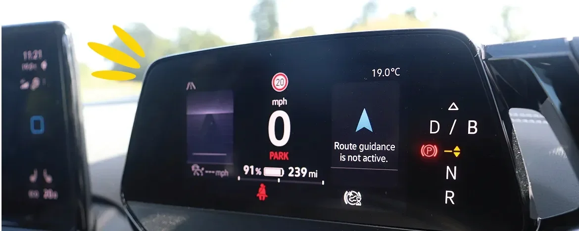 Volkswagen ID.5 driver's display
