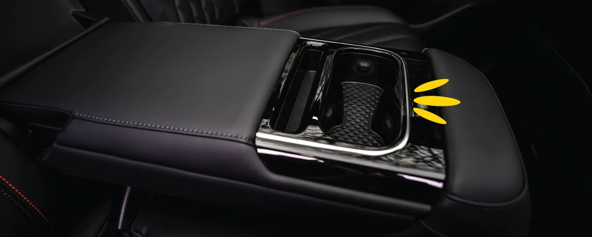 Changan Deepal S07 rear cupholders