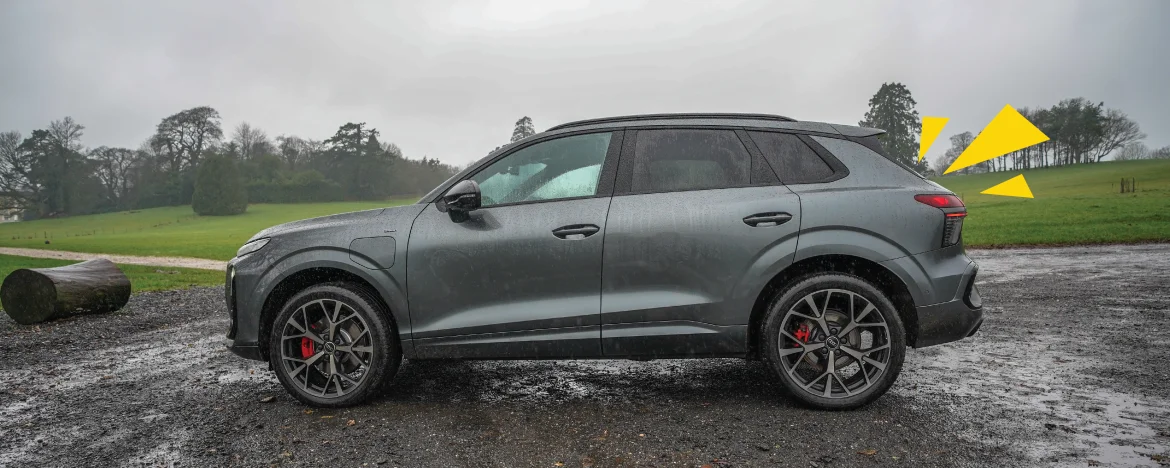 Audi Q3 e-hybrid parked up