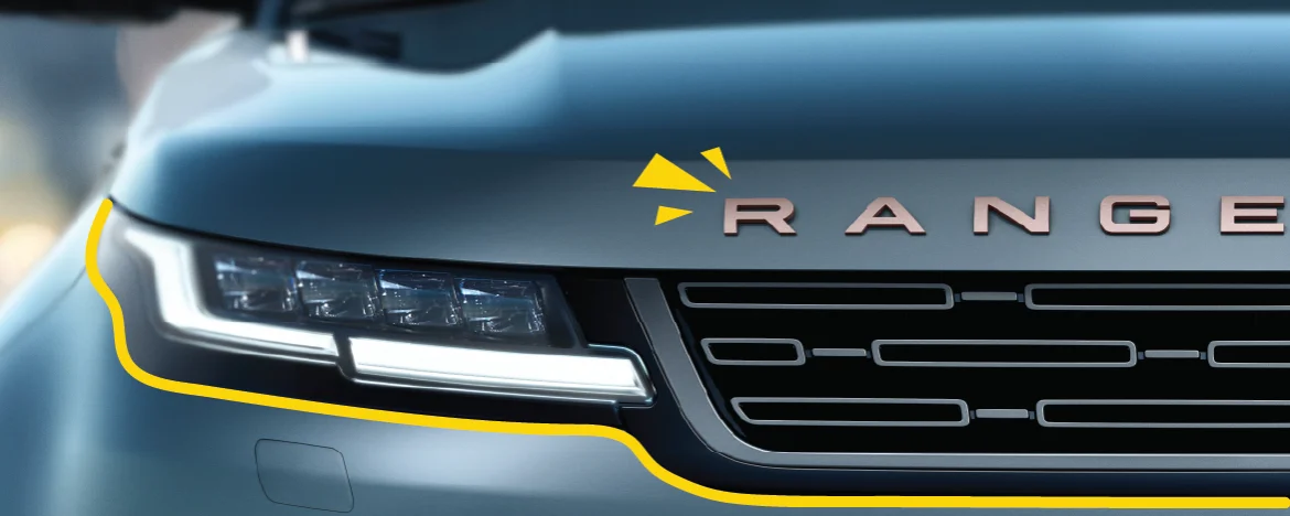 Range Rover Evoque close-up