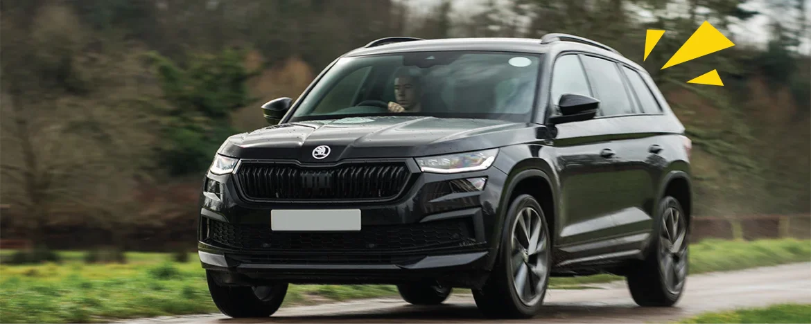 SKODA Kodiaq driving
