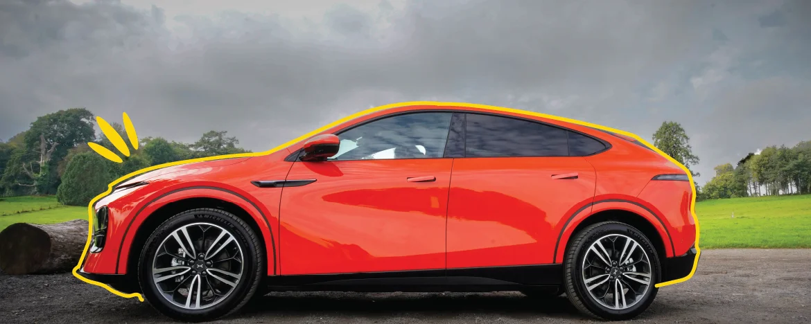 We love the XPENG G6 in Fiery Orange