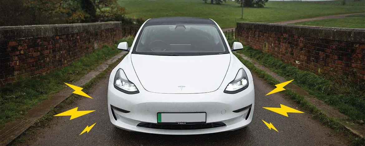 2021 Tesla Model 3  front view