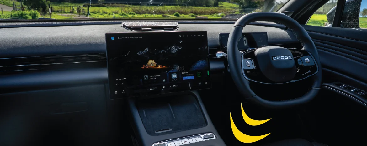 OMODA 7 front interior
