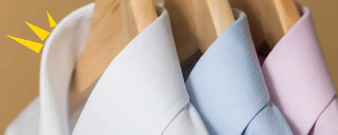 3 hanging shirts