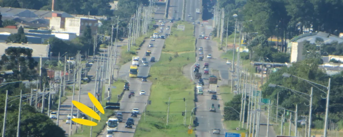 BR-116 busy road