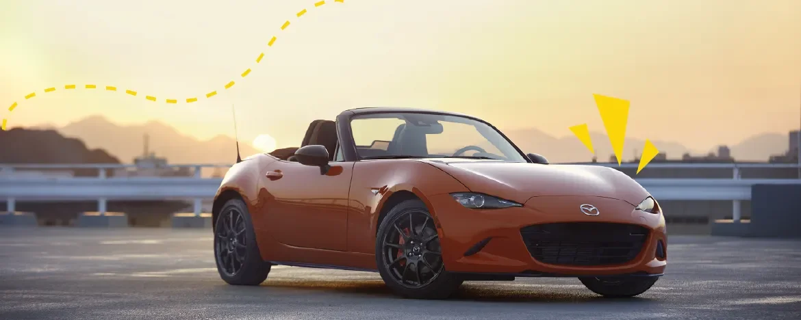 MX-5 parked 