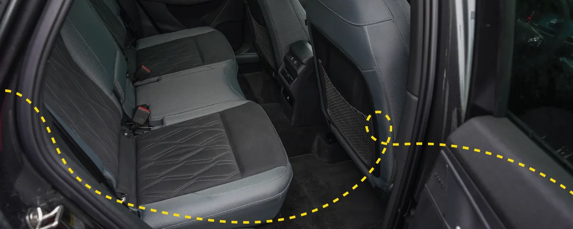 Audi Q3 e-hybrid rear seats