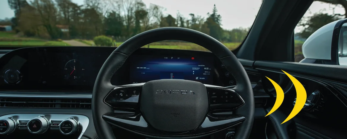 OMODA 9 steering wheel