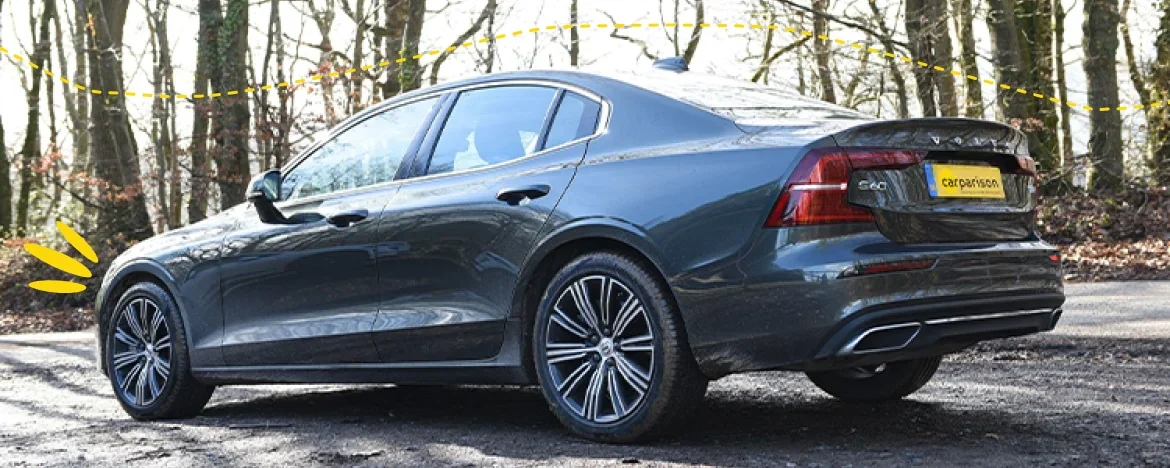 Volvo S60 parked up