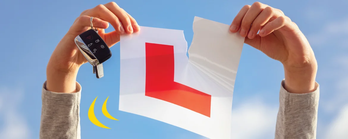L plates being ripped