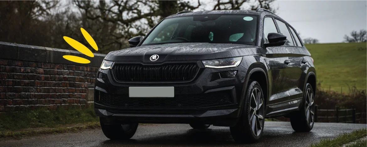 SKODA Kodiaq on bridge