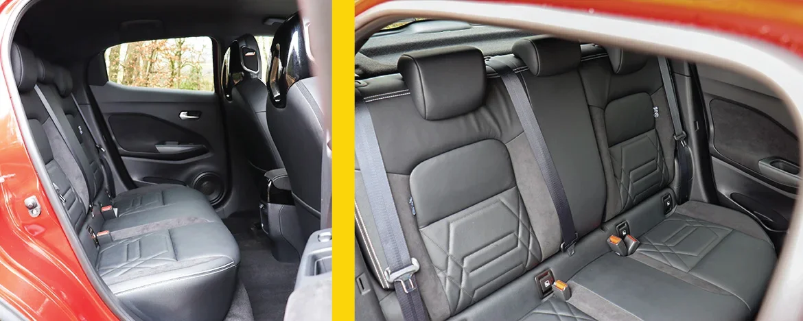 Nisan Juke seats