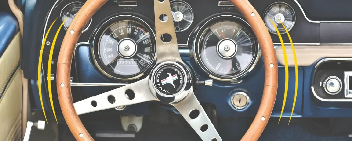 retro steering wheel