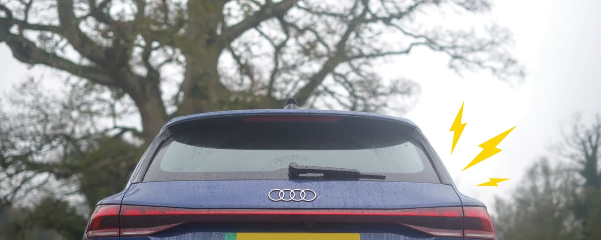 Audi Q6 e-tron rear