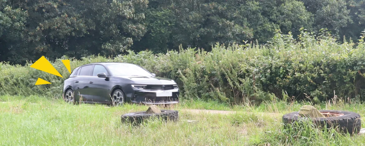 Vauxhall Astra driving