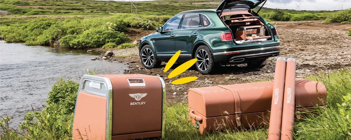 Bentley Bentayga mulliner fly fishing accessories