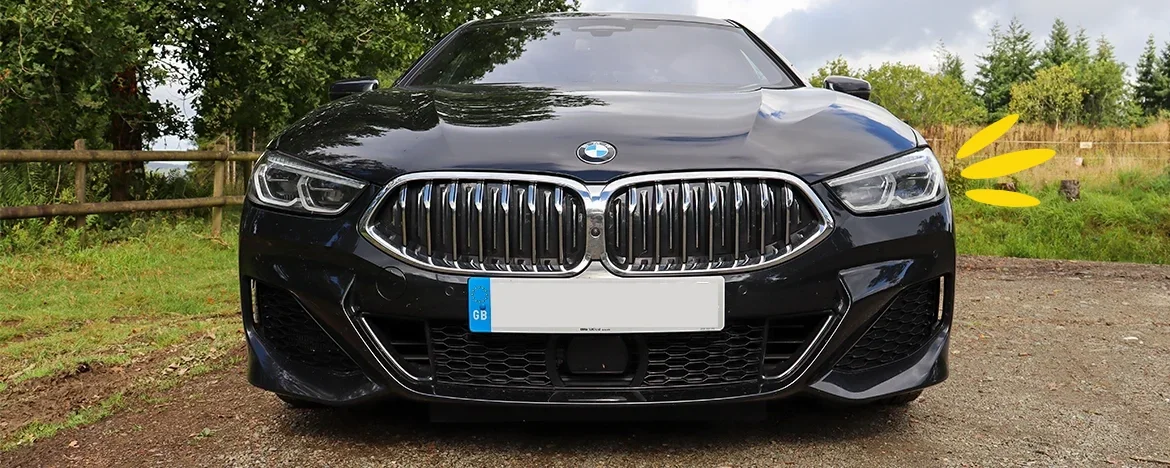 BMW 8 Series 840i Gran Coupe front view