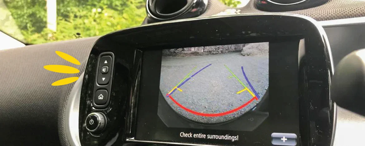 Smart EQ ForFour infotainment screen