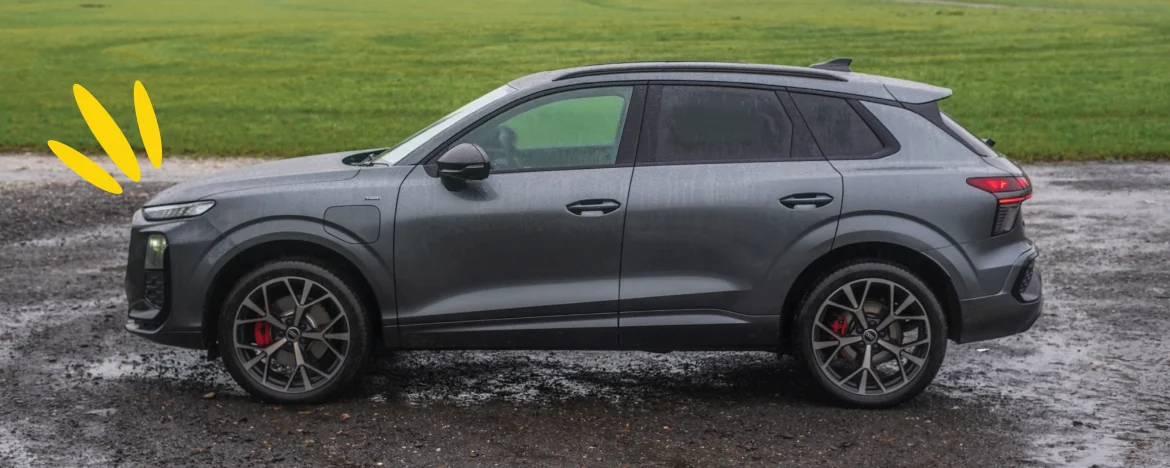 Audi Q3 e-hybrid parked up