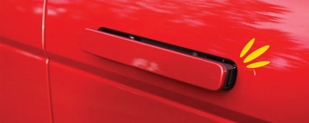 Range Rover Evoque flush door handles