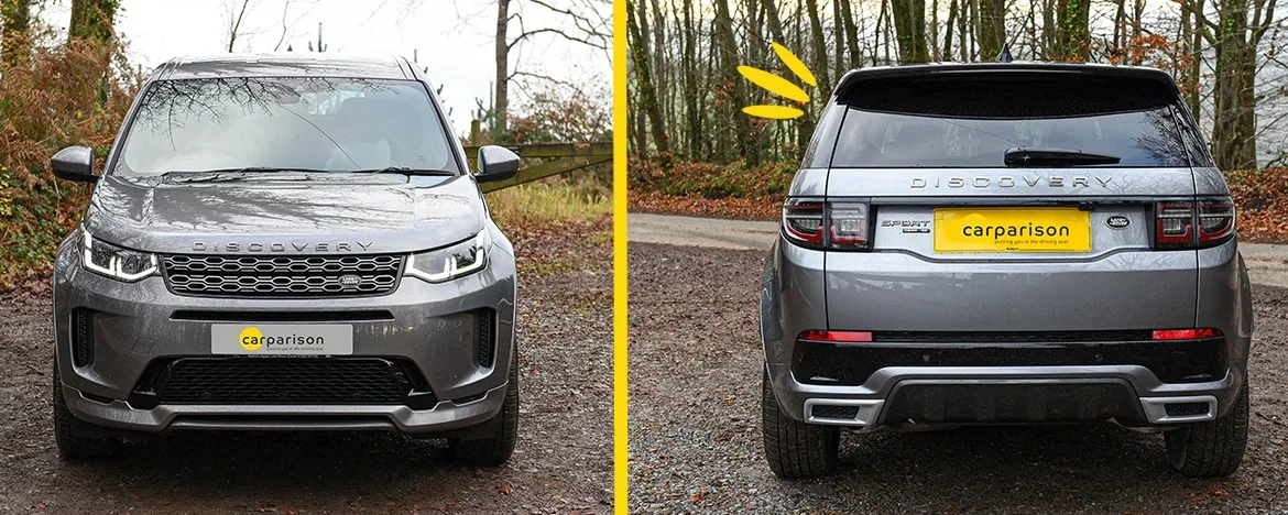  Land Rover Discovery Sport front and rear