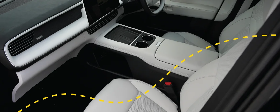 The XPENG G6 interior