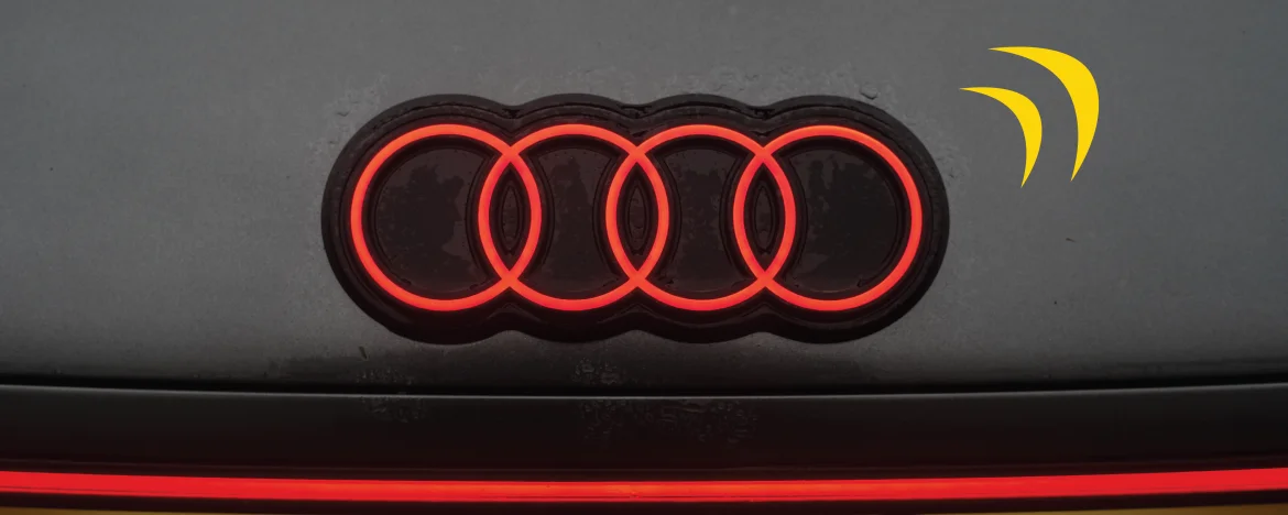 Audi Q3 e-hybrid badge