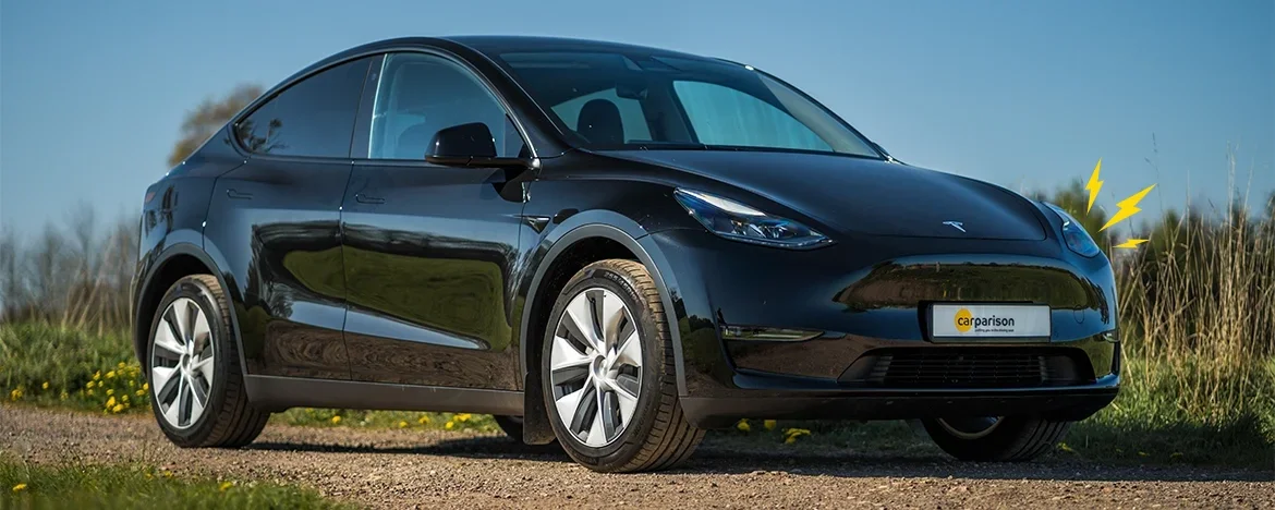 Tesla Model Y side shot