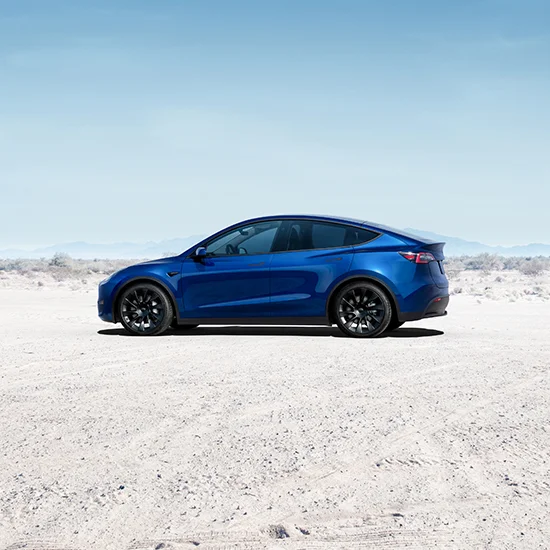 New Tesla Model Y parked