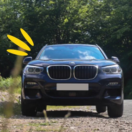 BMW X3 front grille