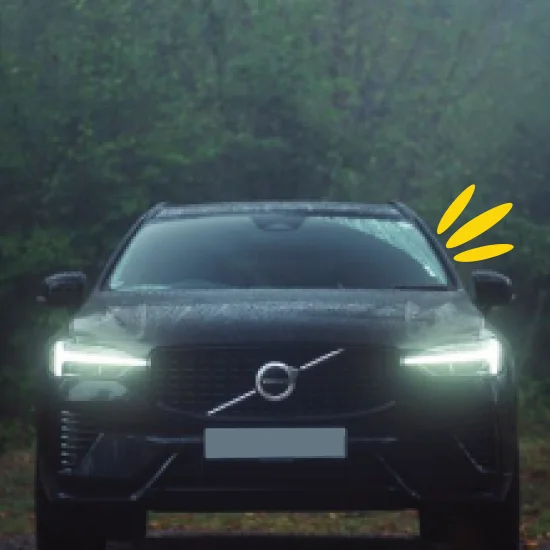 Volvo XC60 front profile