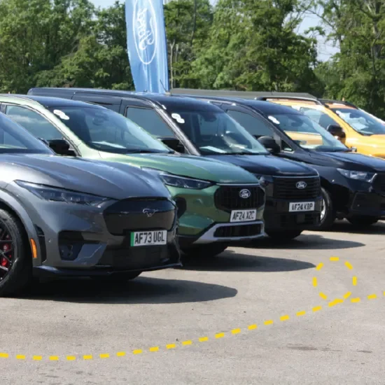 cars lined up
