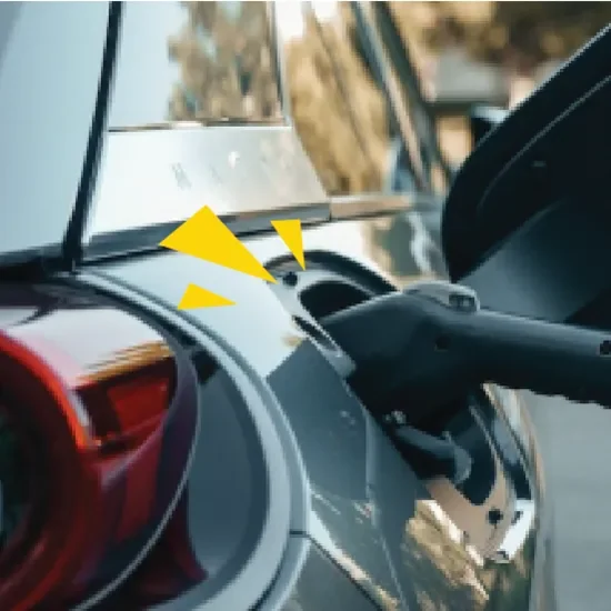Car being charged
