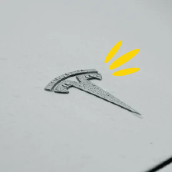 Tesla Model 3 badge