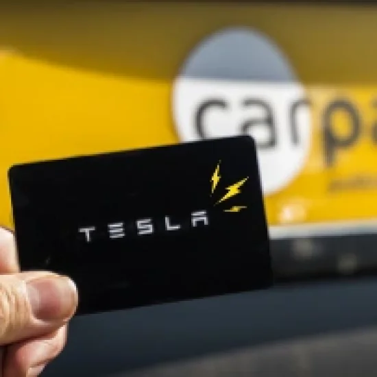Tesla Model Y keycard