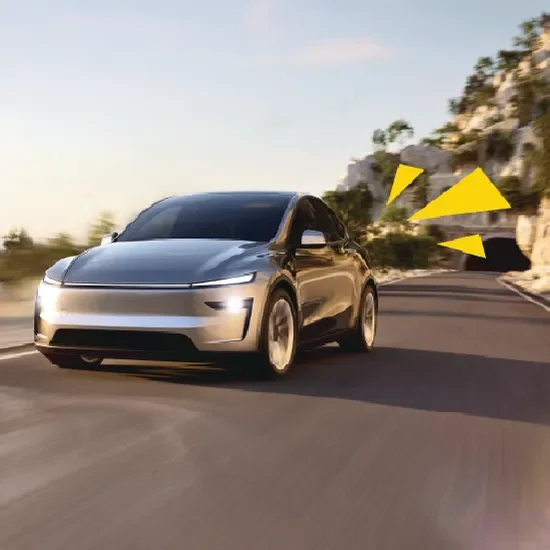 Tesla driving
