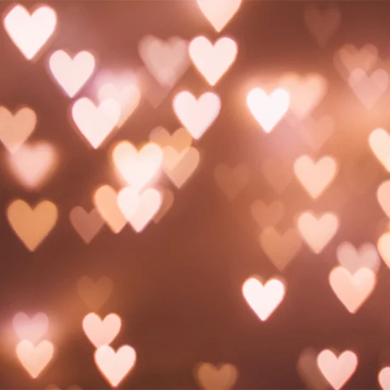 pink heart lights