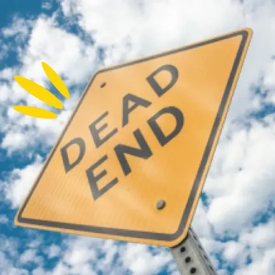 Dead end sign
