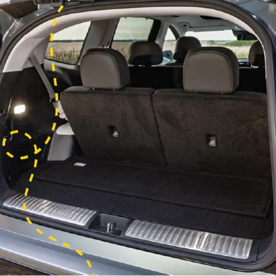 Electric car boot