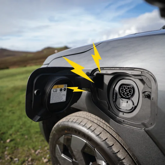 Suzuki e Vitara charging port