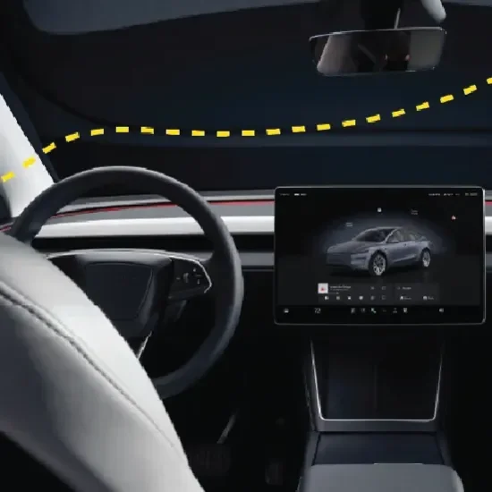 New Tesla Model Y interior