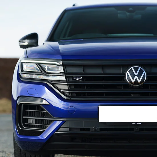Volkswagen close up
